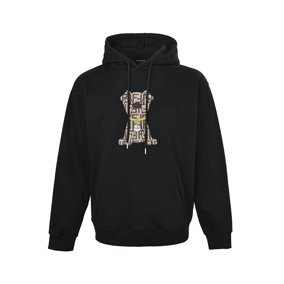 Fendi Hoodie 161 - Black - view 1