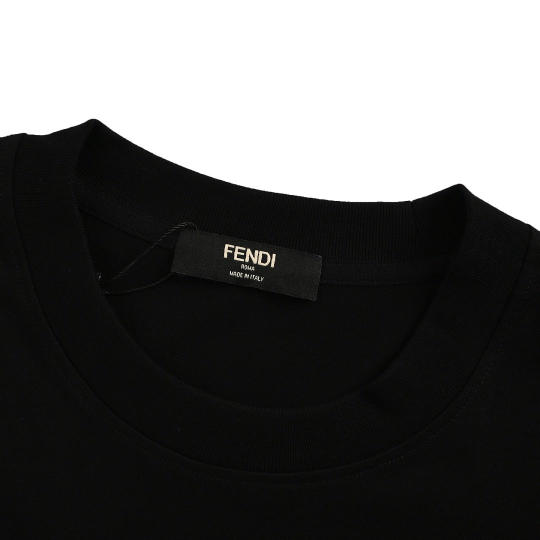 Fendi T-Shirt 066 - Black - view 4
