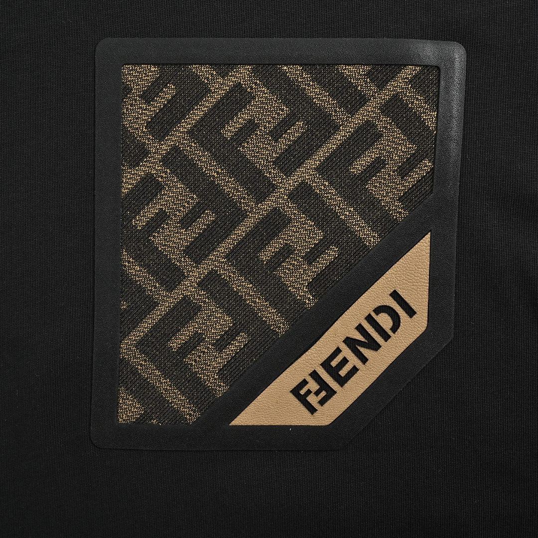 Fendi T-Shirt 062 - Black - view 7