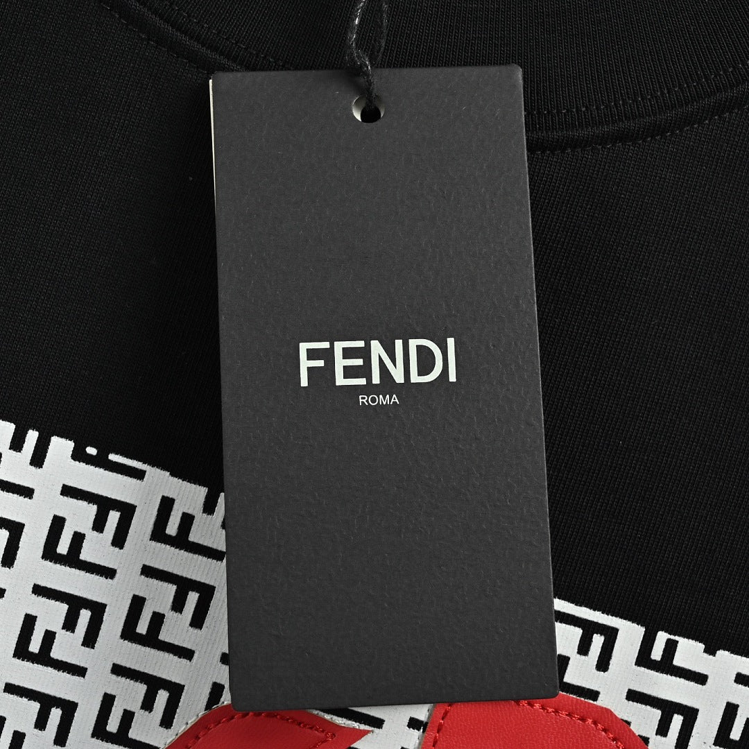 Fendi T-Shirt 058 - Black - view 5