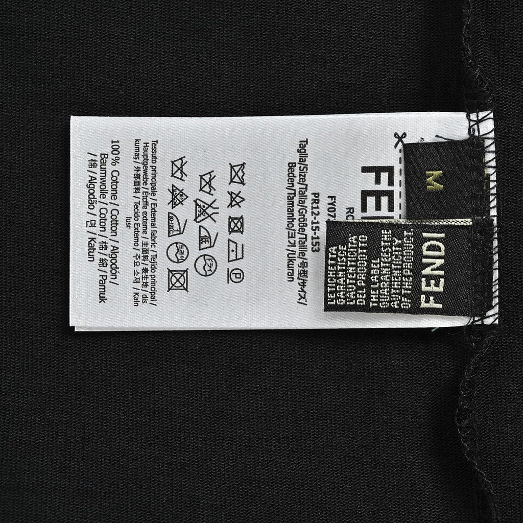 Fendi T-Shirt 056 - Black - view 5