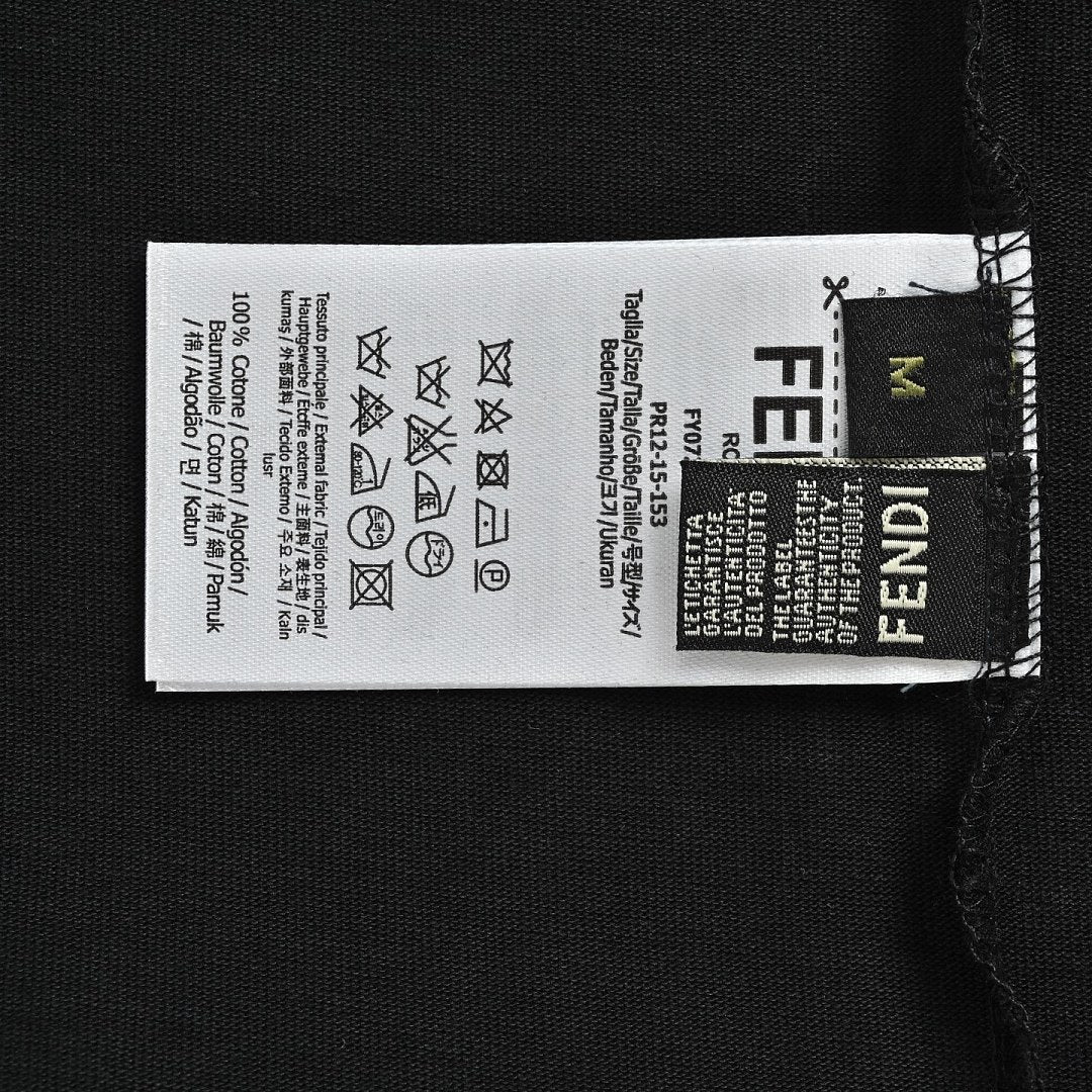 Fendi T-Shirt 056 - Black - view 5