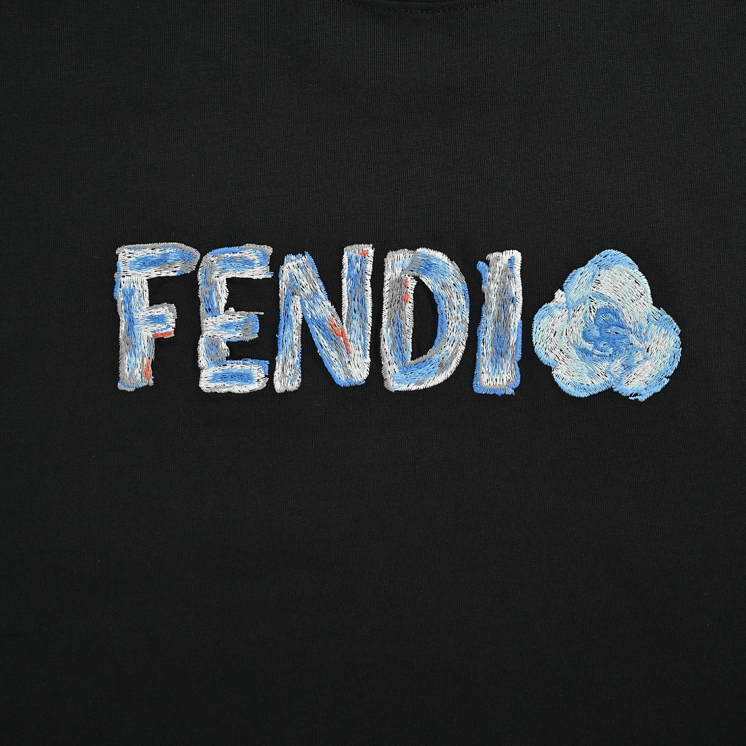 Fendi T-Shirt 056 - Black - view 7