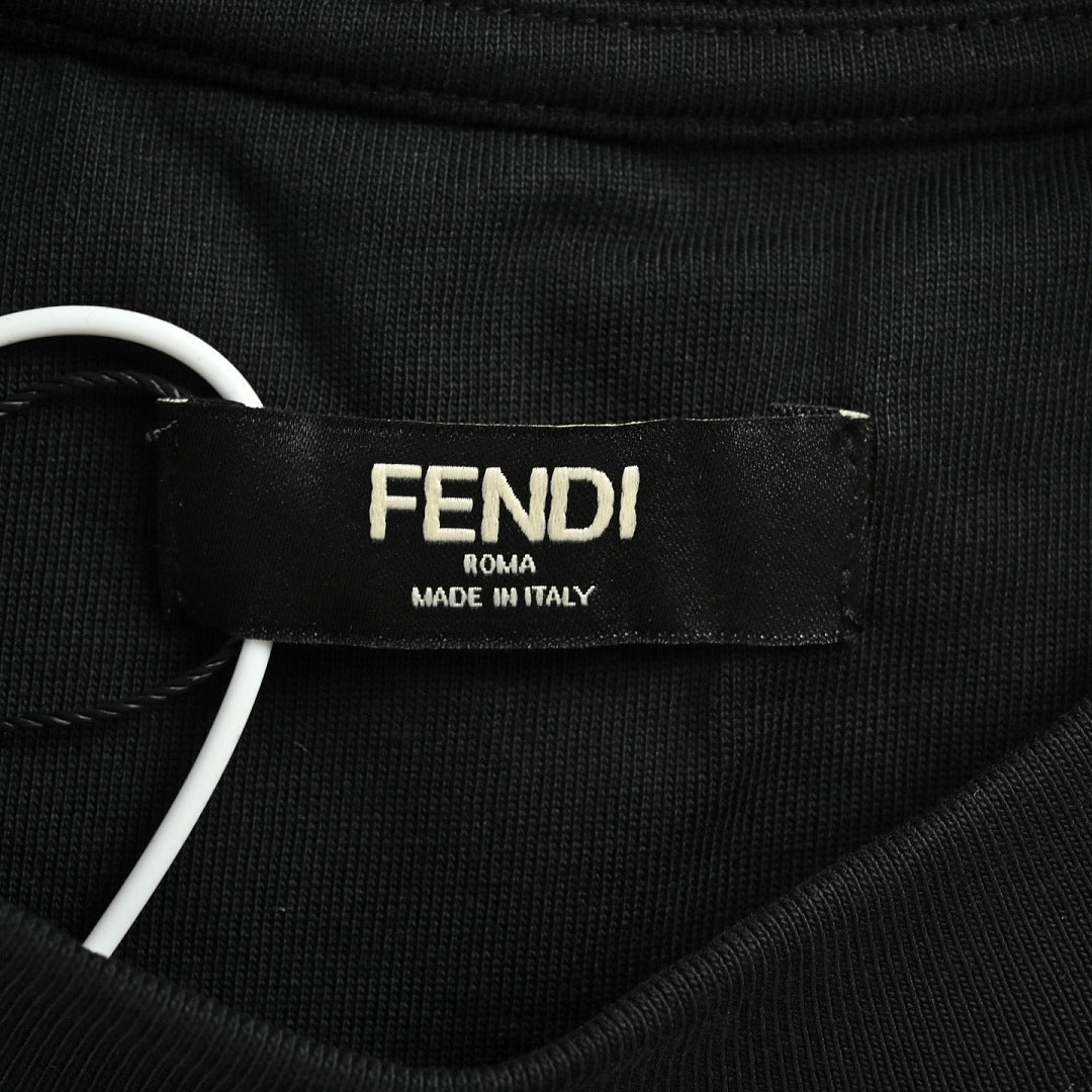 Fendi T-Shirt 056 - Black - view 9