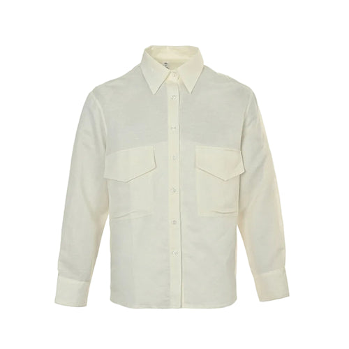 ALO Yoga Linen Shirt 025 - Cream - view 2
