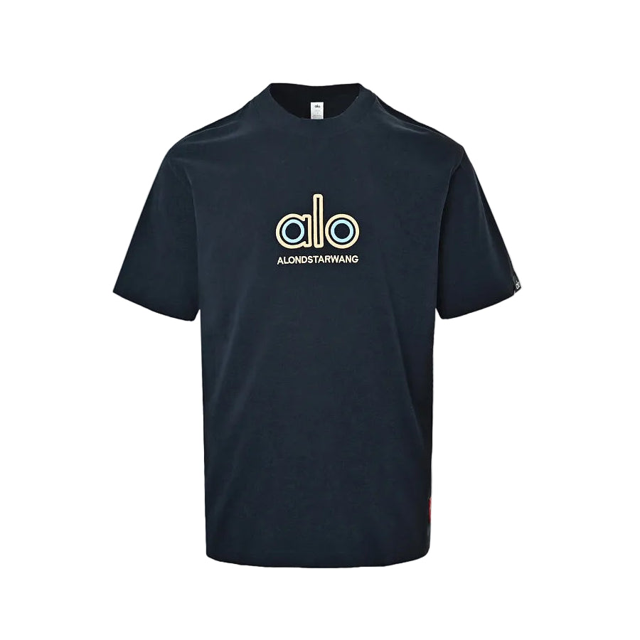 ALO Yoga T-Shirt 001 - Navy - view 2