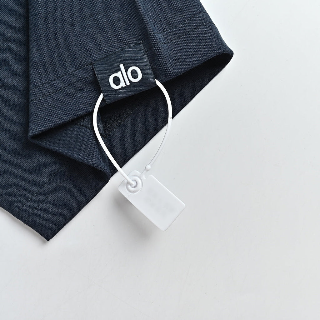 ALO Yoga T-Shirt 001 - Navy - view 3