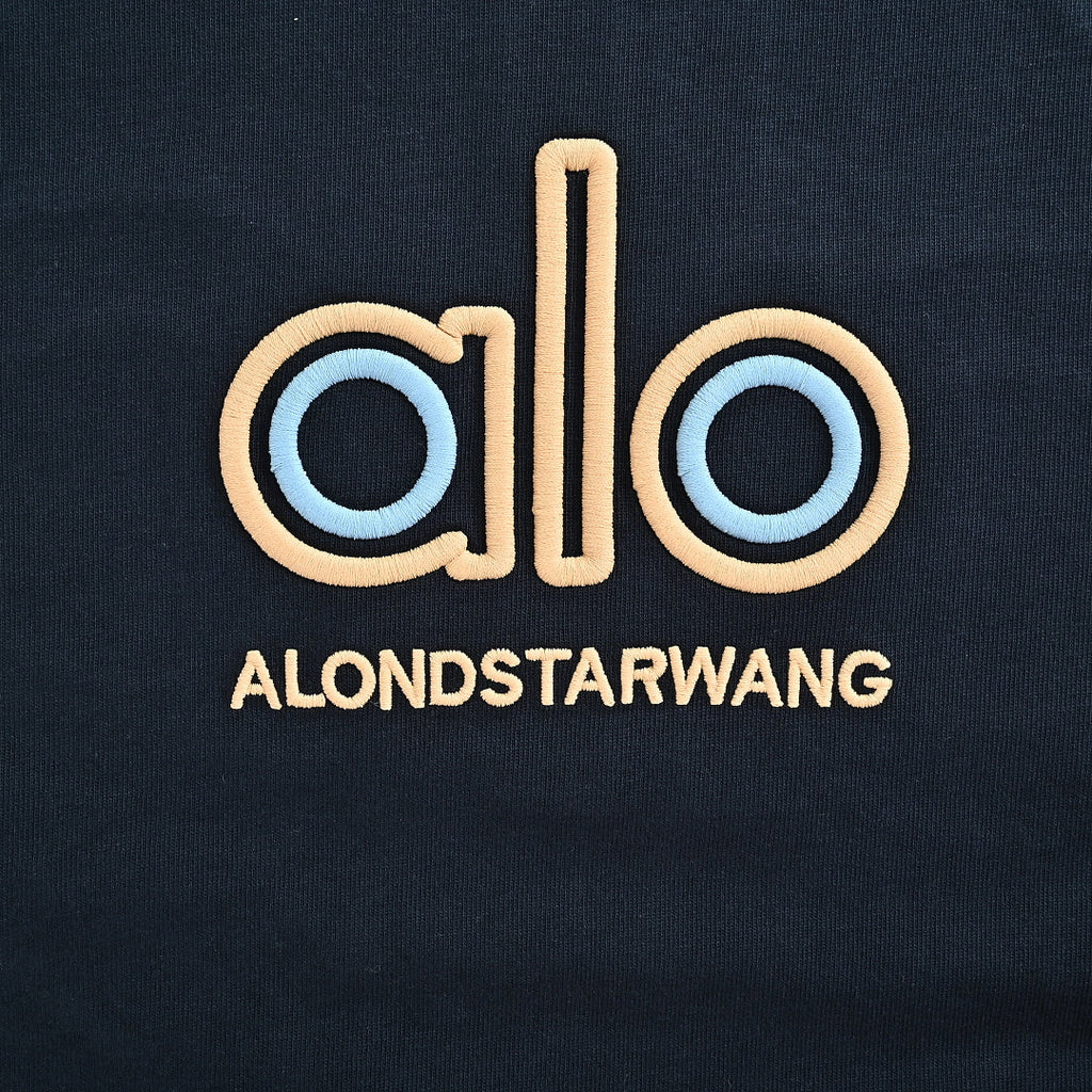 ALO Yoga T-Shirt 001 - Navy - view 4
