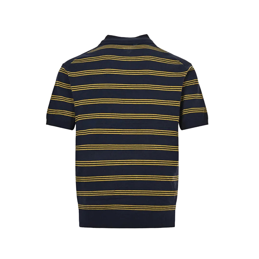 Miu Miu Polo Shirt 205 - Navy / Tan - view 1