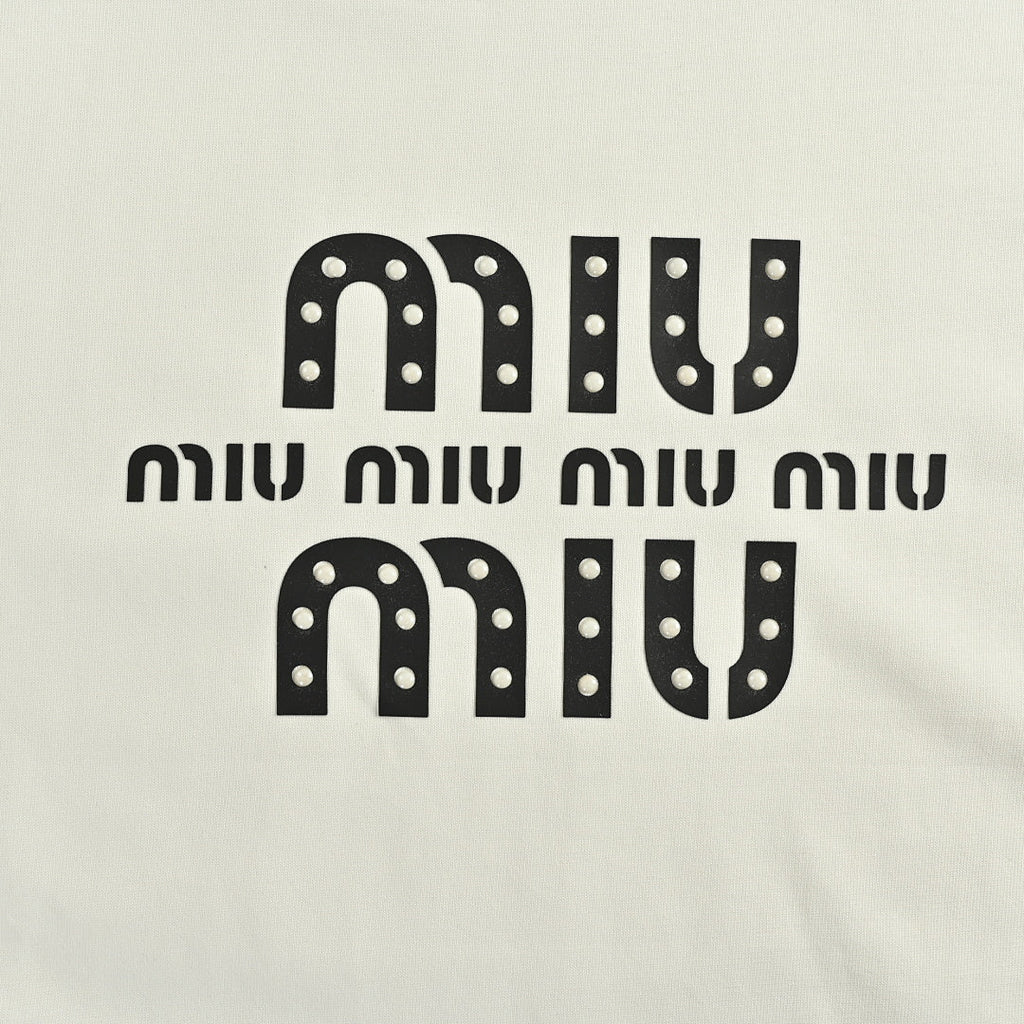 Miu Miu T-Shirt 202 - White - view 3
