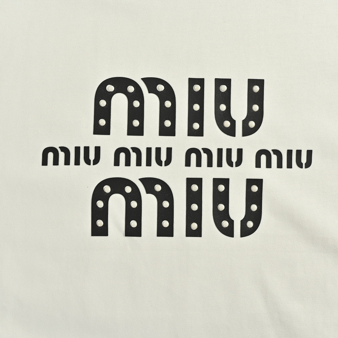 Miu Miu T-Shirt 202 - White - view 3