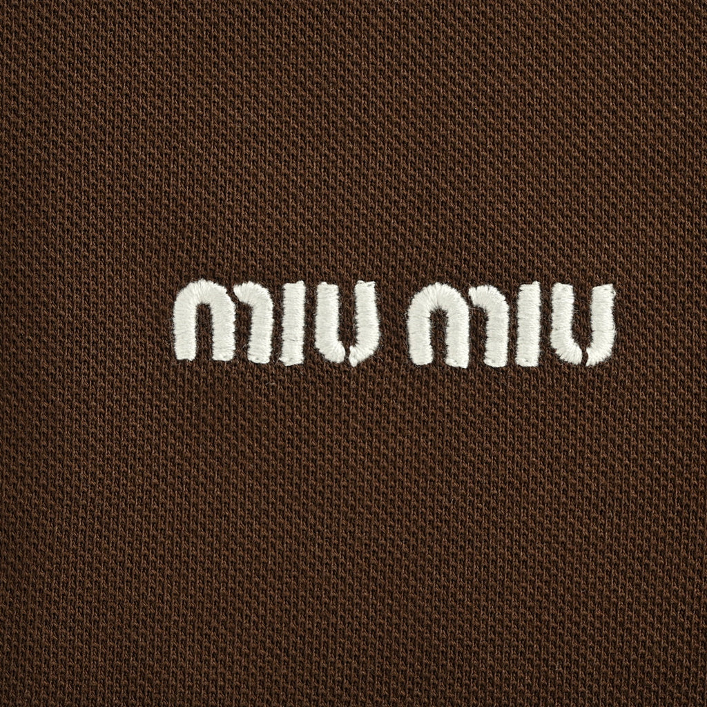 Miu Miu Polo Shirt 197 - Brown - view 4