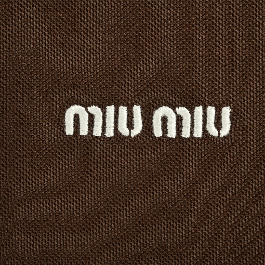 Miu Miu Polo Shirt 197 - Brown - view 4