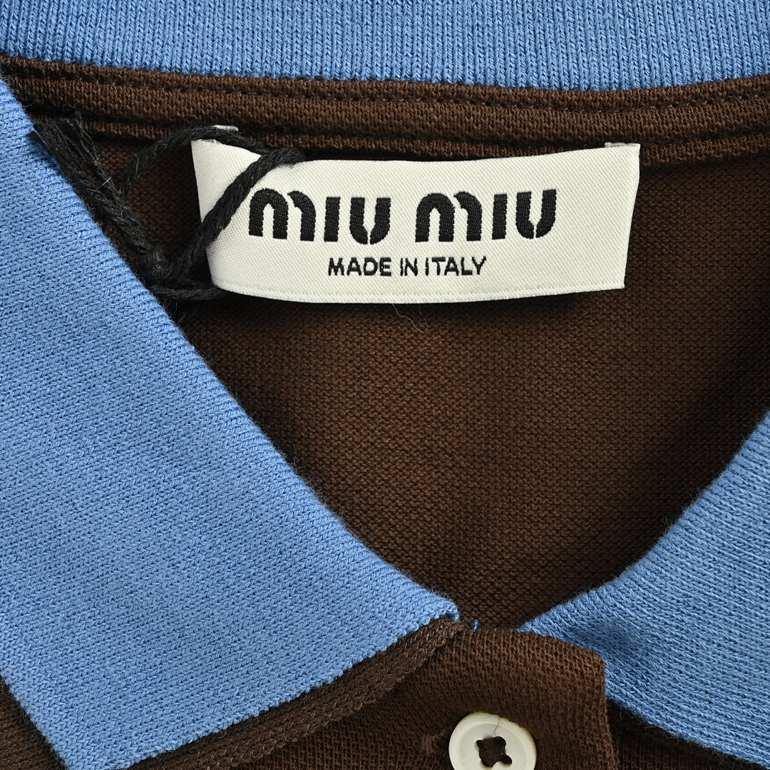 Miu Miu Polo Shirt 197 - Brown - view 5