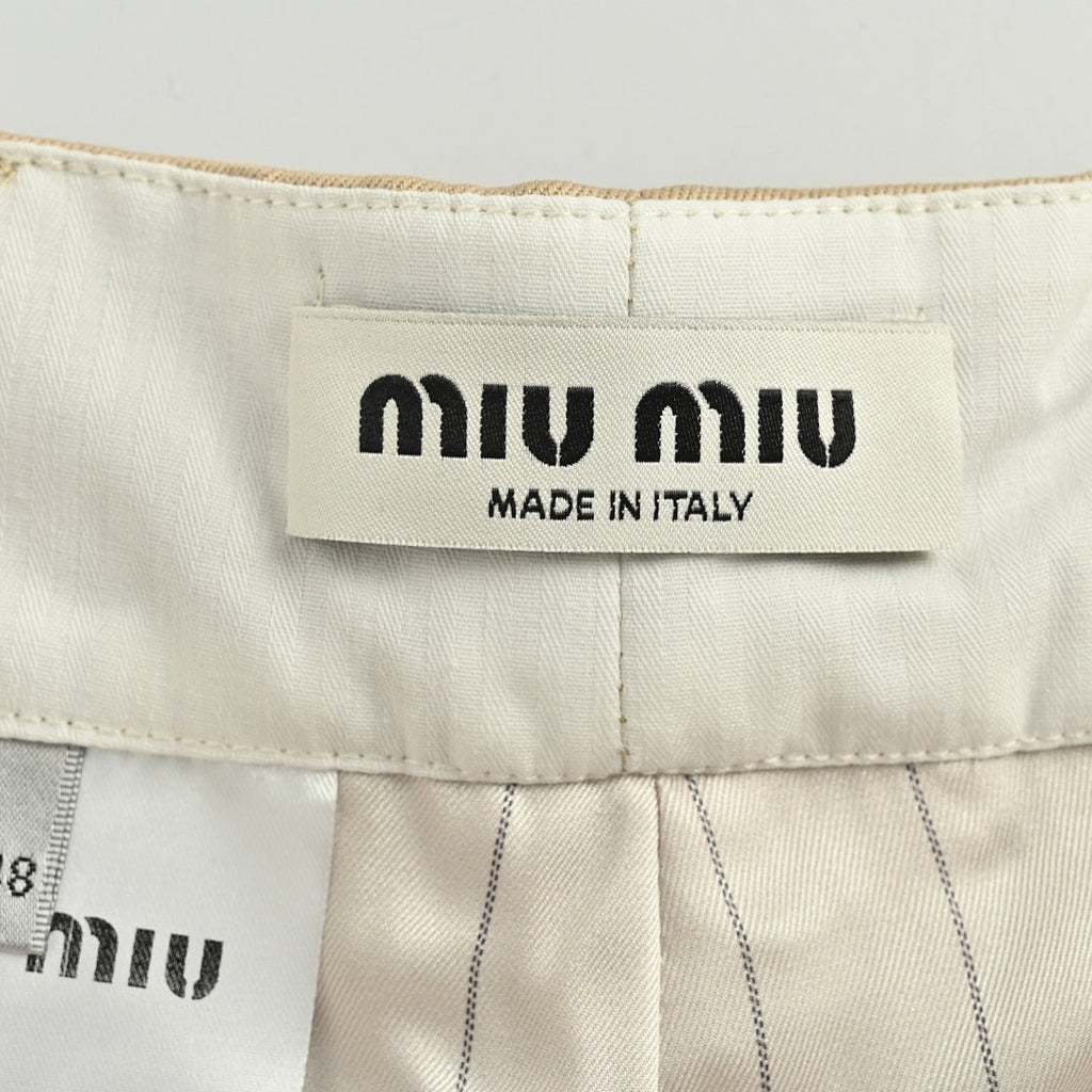 Miu Miu Shorts 195 - Tan - view 4