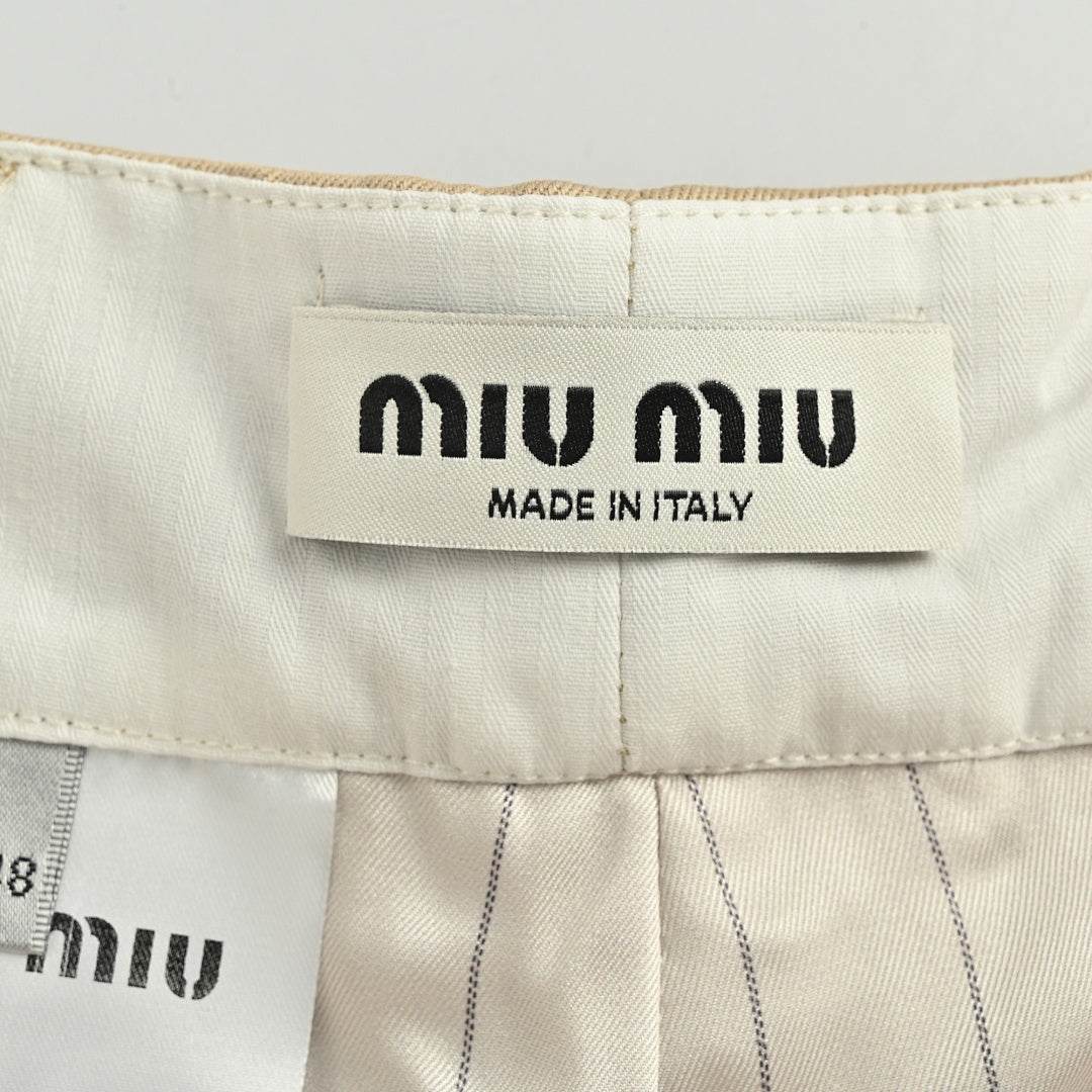 Miu Miu Shorts 195 - Tan - view 4