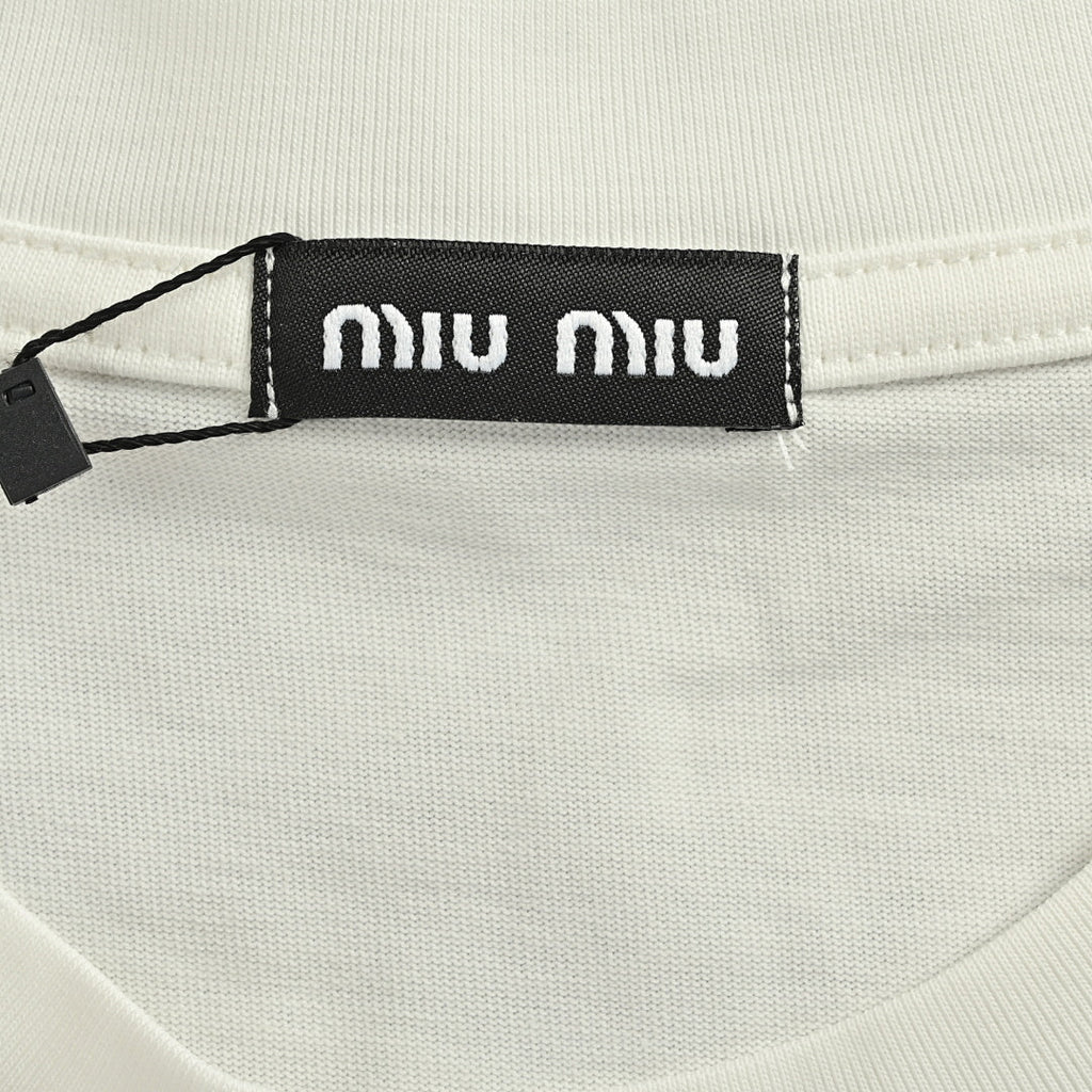 Miu Miu T-Shirt 193 - White - view 5