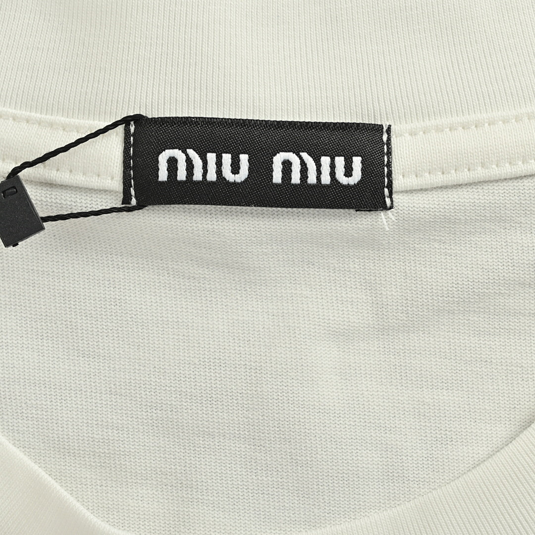 Miu Miu T-Shirt 193 - White - view 5