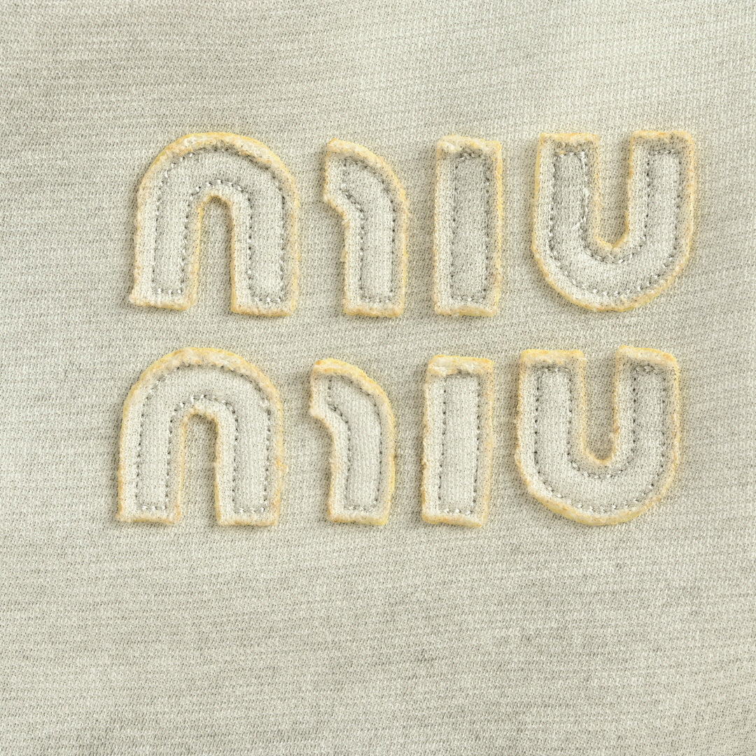 Miu Miu Shorts 192 - White / Gray - view 4