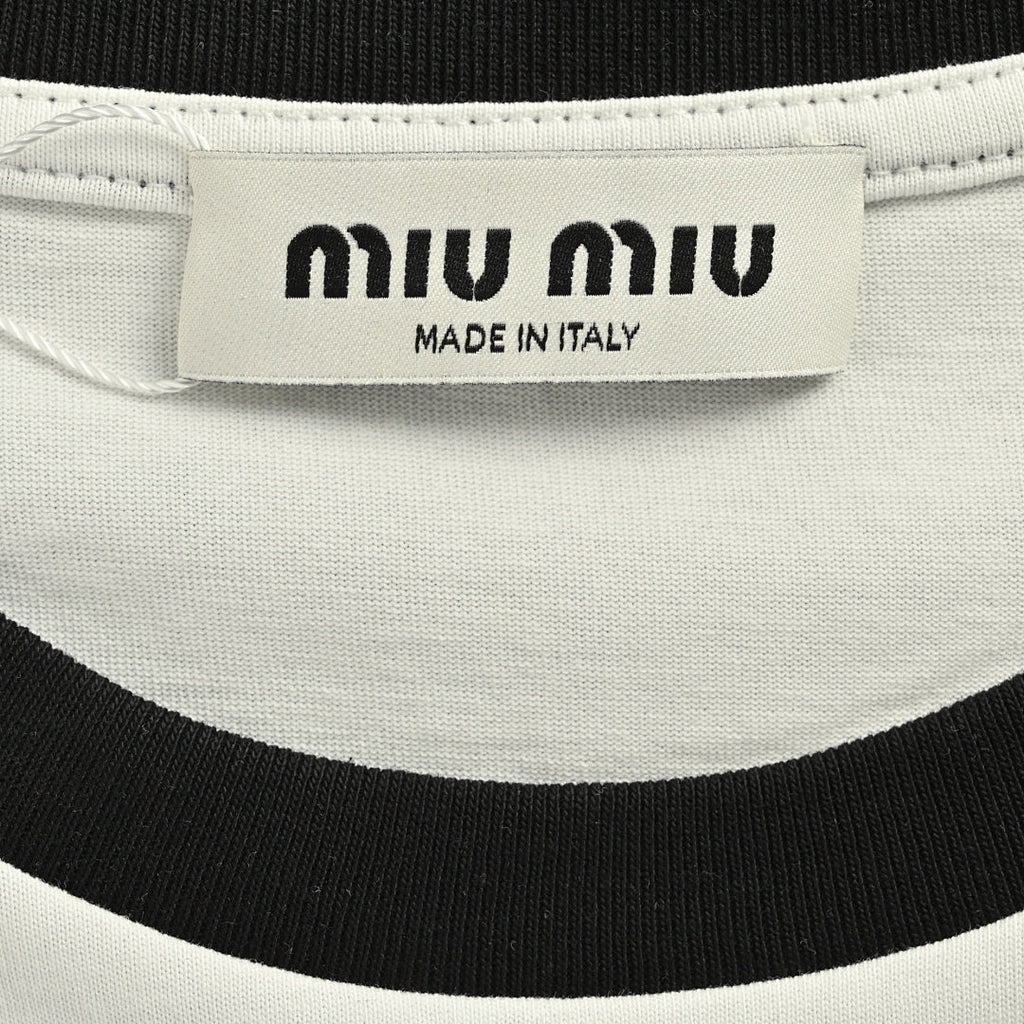 Miu Miu T-Shirt 190 - White - view 4