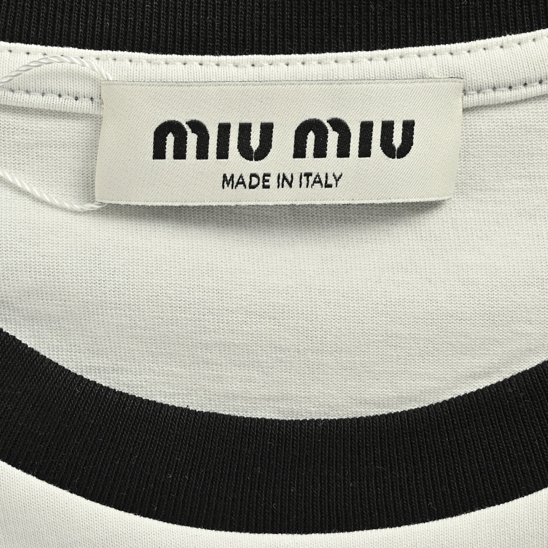 Miu Miu T-Shirt 190 - White - view 4