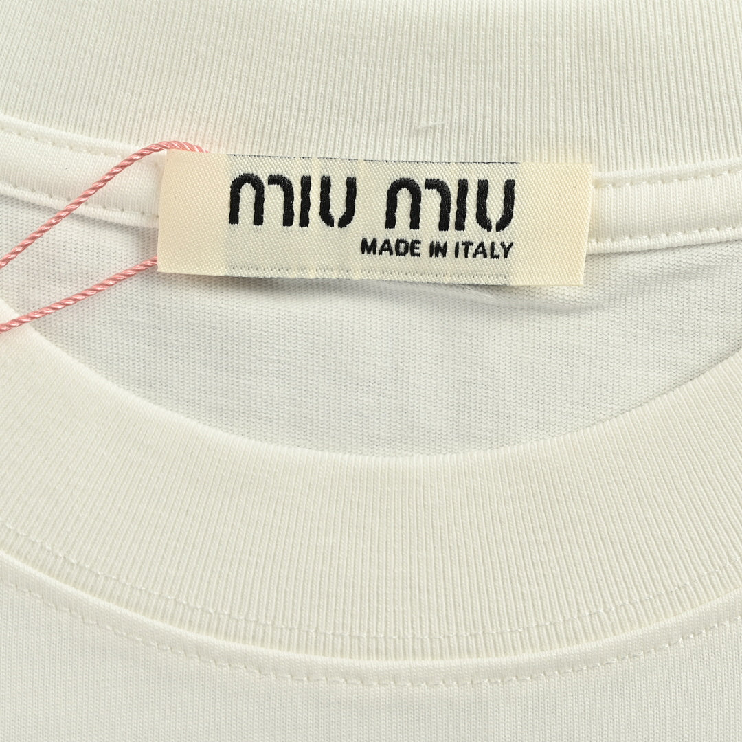 Miu Miu T-Shirt 189 - White - view 5