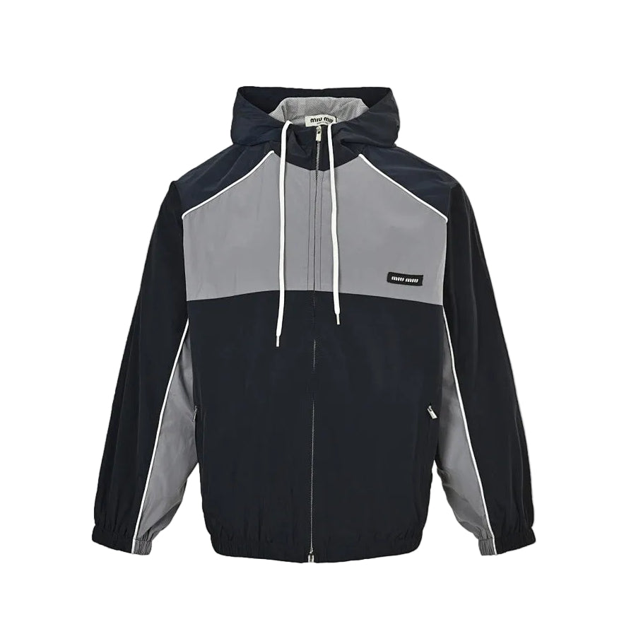 Miu Miu Jacket 188 - Navy / Gray - view 2