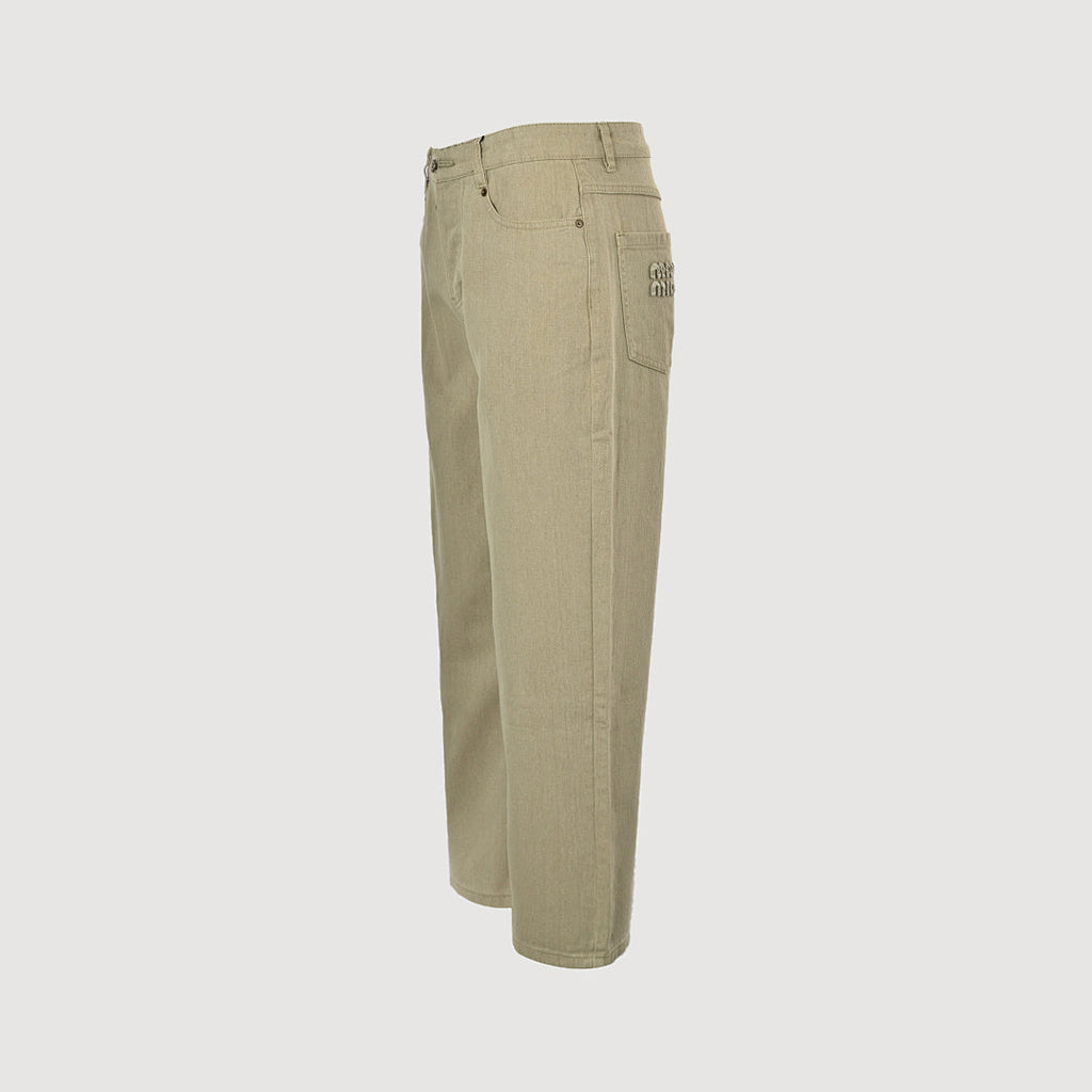 Miu Miu Pants 185 - Tan - view 3