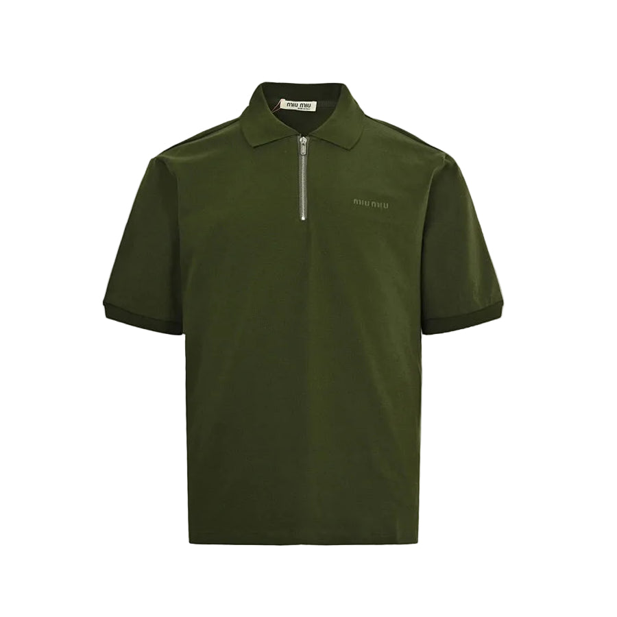 Miu Miu Polo Shirt 182 - Olive - view 2