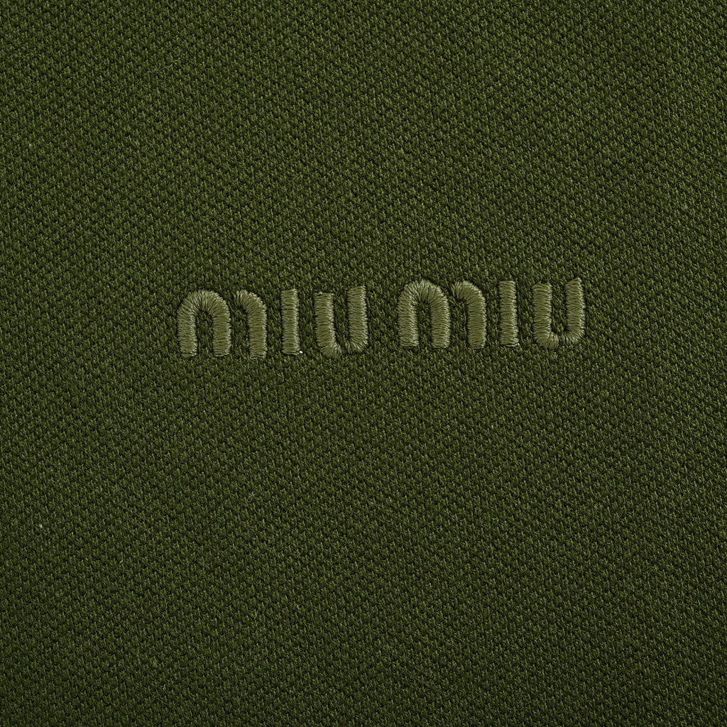 Miu Miu Polo Shirt 182 - Olive - view 3