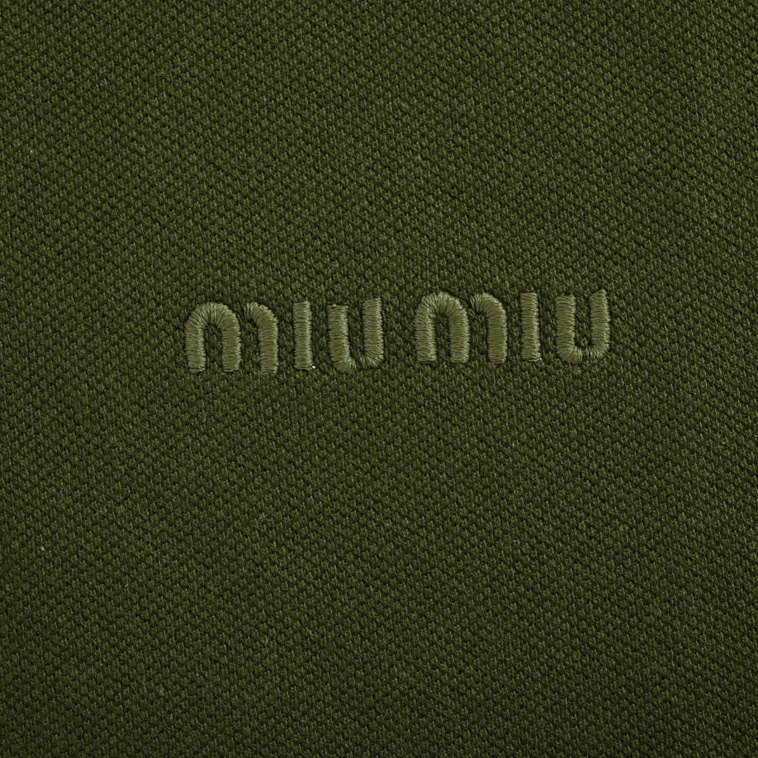 Miu Miu Polo Shirt 182 - Olive - view 3