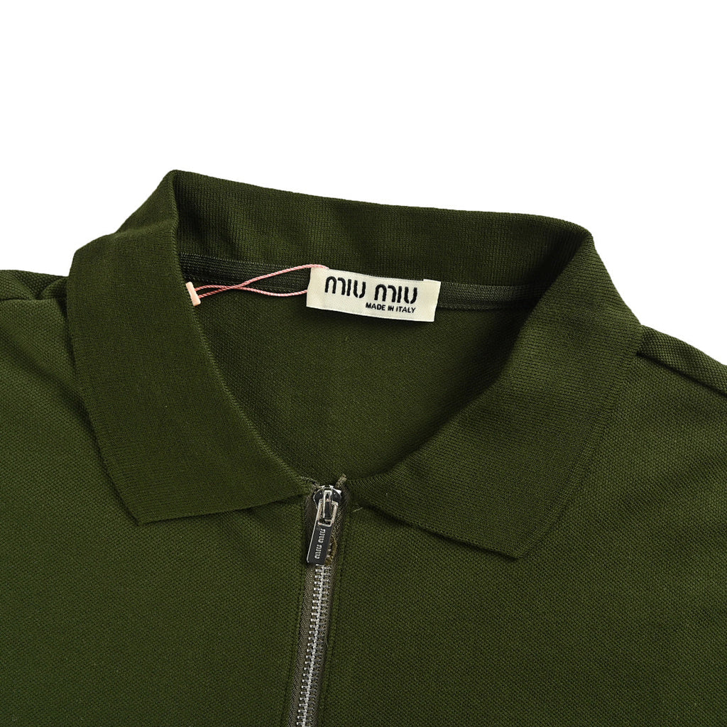 Miu Miu Polo Shirt 182 - Olive - view 5