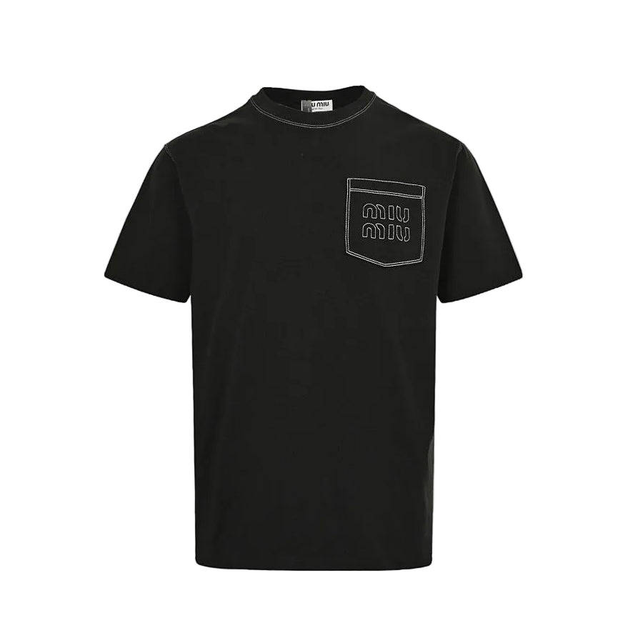 Miu Miu T-Shirt 035 - Black - view 2
