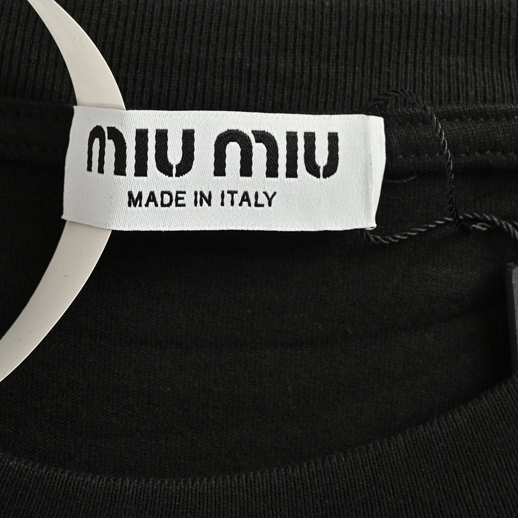 Miu Miu T-Shirt 035 - Black - view 5