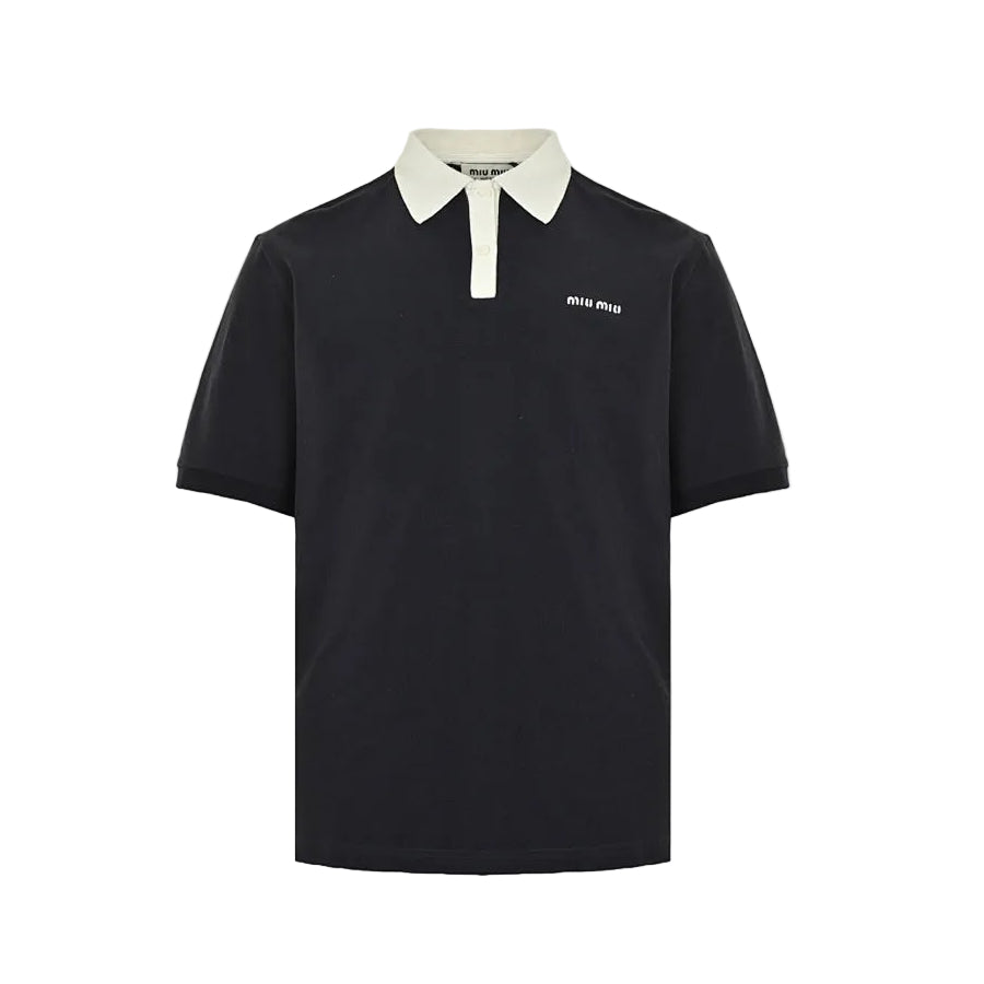 Miu Miu Polo Shirt 179 - Black - view 2