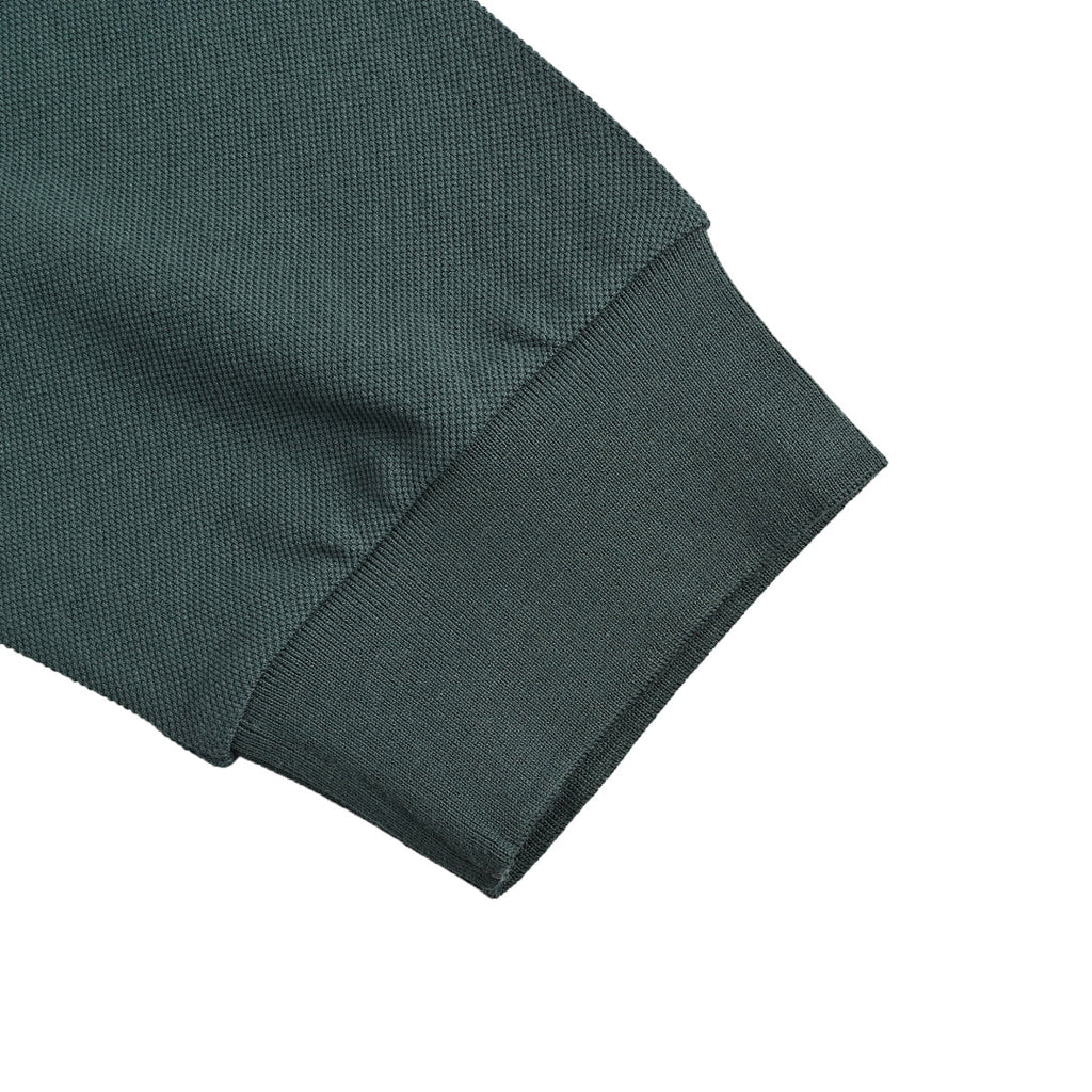 Miu Miu Long-Sleeve Polo 176 - Dark Green - view 3