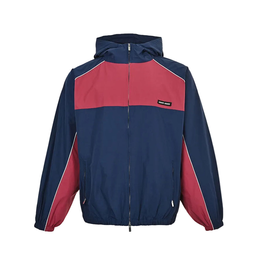 Miu Miu Jacket 175 - Navy / Red - view 2