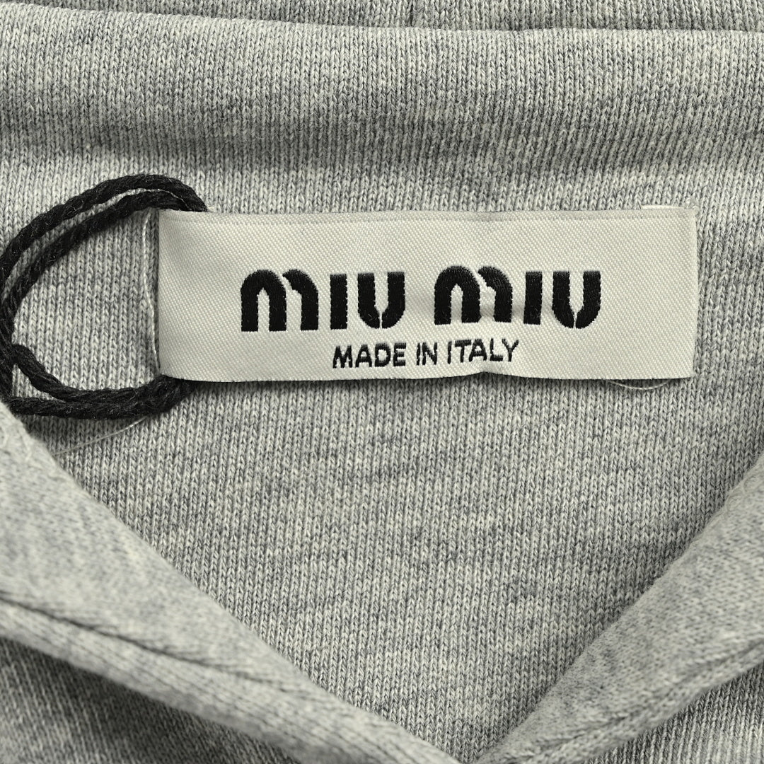 Miu Miu Hoodie 172 - Gray - view 5