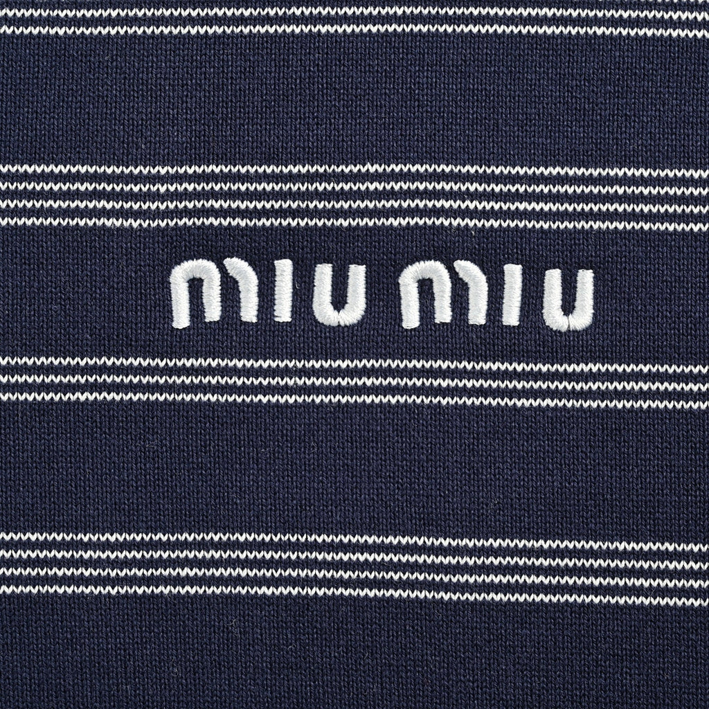 Miu Miu Sweatshirt 171 - Navy / White - view 4