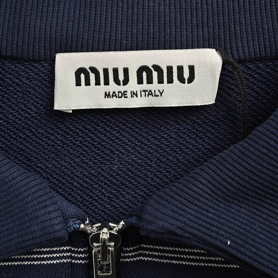 Miu Miu Sweatshirt 171 - Navy / White - view 5