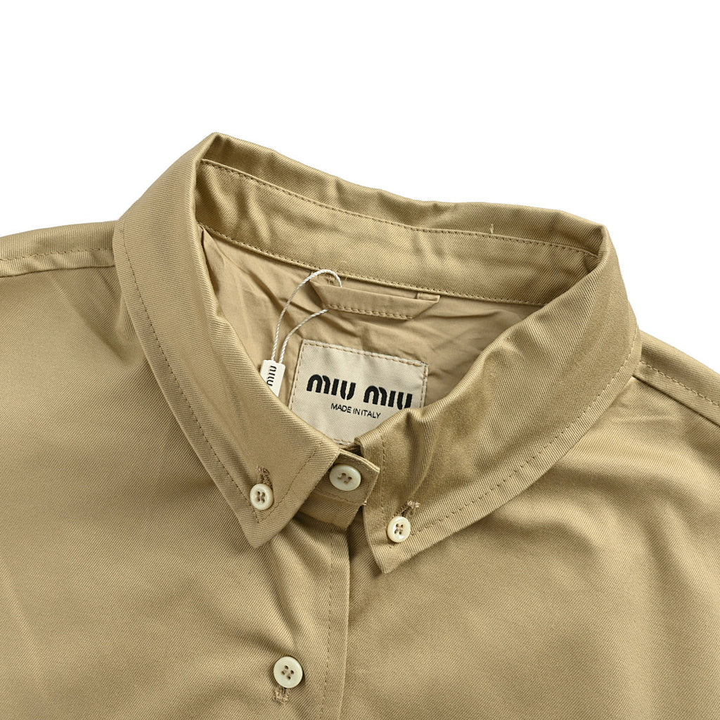 Miu Miu Jacket 170 - Tan - view 6