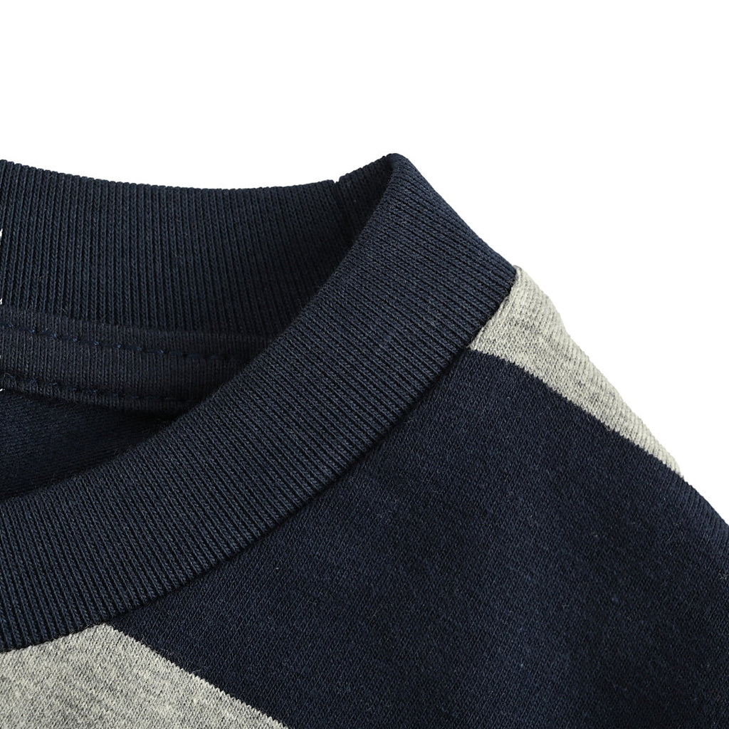 Miu Miu Long-Sleeve T-Shirt 168 - Navy / Pink - view 6