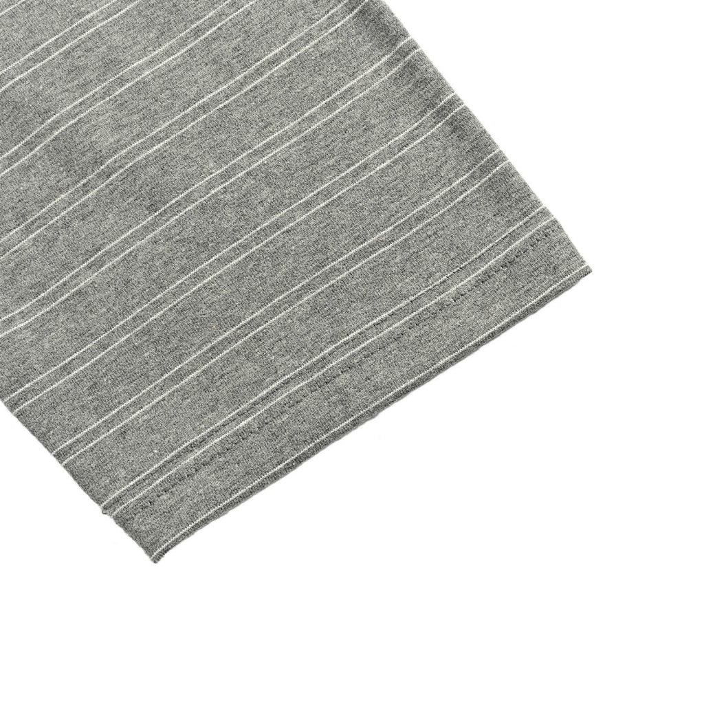 Miu Miu Long-Sleeve Polo 167 - Gray Stripe - view 3