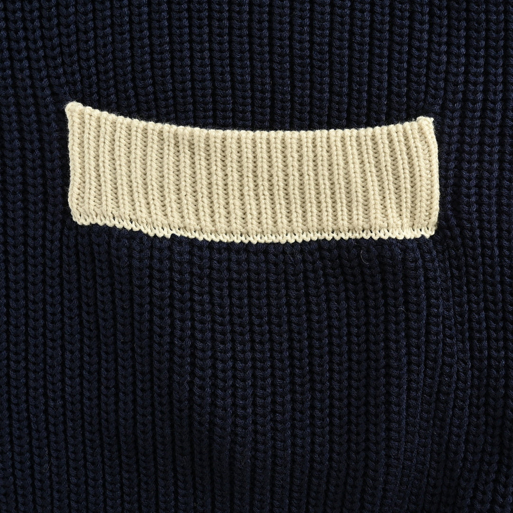 Miu Miu Sweater 165 - Navy / Cream - view 3