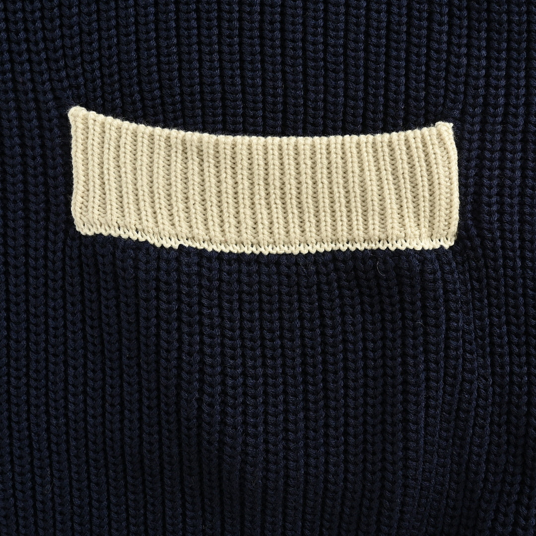 Miu Miu Sweater 165 - Navy / Cream - view 3