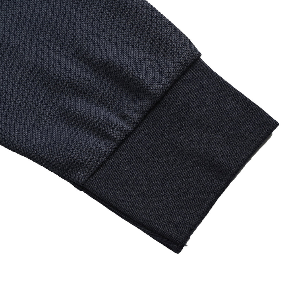 Miu Miu Long-Sleeve Polo 163 - Navy - view 3
