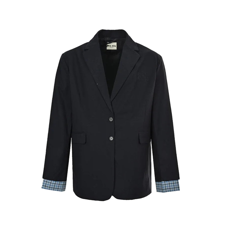 Miu Miu Jacket 158 - Navy - view 2