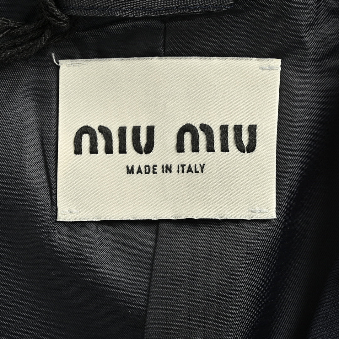Miu Miu Jacket 158 - Navy - view 5
