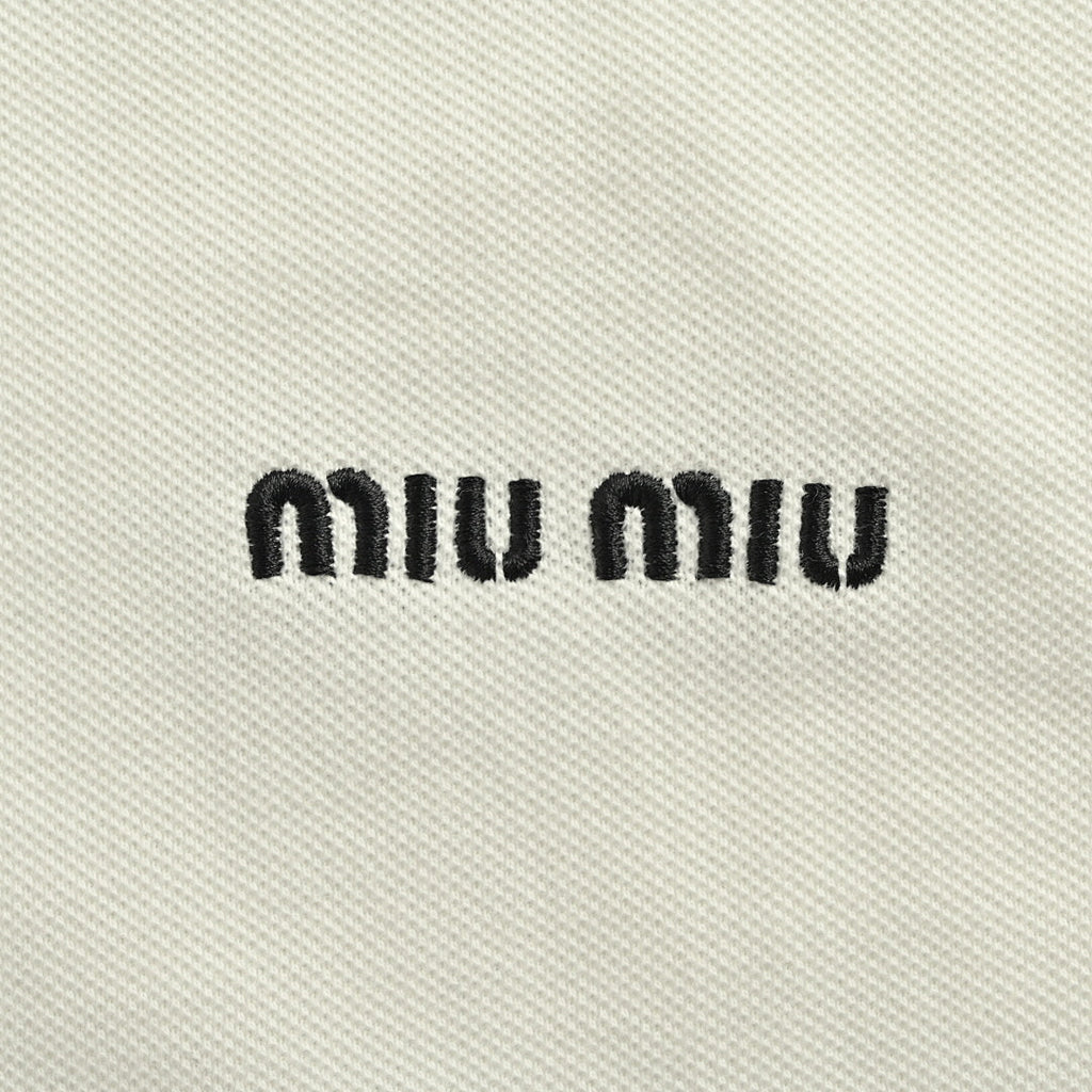 Miu Miu Long-Sleeve T-Shirt 153 - White - view 4