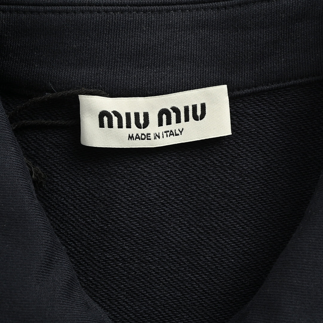 Miu Miu Sweatshirt 150 - Navy / White - view 5